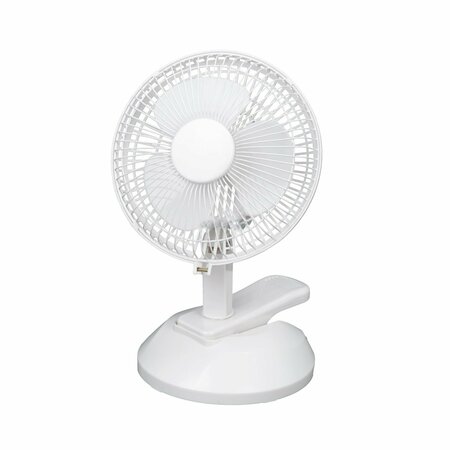 AMERICAN IMAGINATIONS 6 in. Round Plastic Clip-On Fan AI-36618